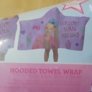 Kids Hooded Towel Wrap - Purple
